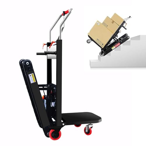 Rednut電動台車 電動階段昇降台車 折り畳み階段昇降機 重荷物移動 アルミ合金 省力設計 階段/平地向け 家庭用 業務用 介護 引越し ワンタッチ操作 安全ロック コンパクト収納 耐摩耗 防滑 バッテリー式 物流機器,400kg (400kg)